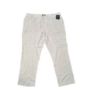 Club Room Men’s Luxury Series 100% Linen Pants NWT 38x30‎